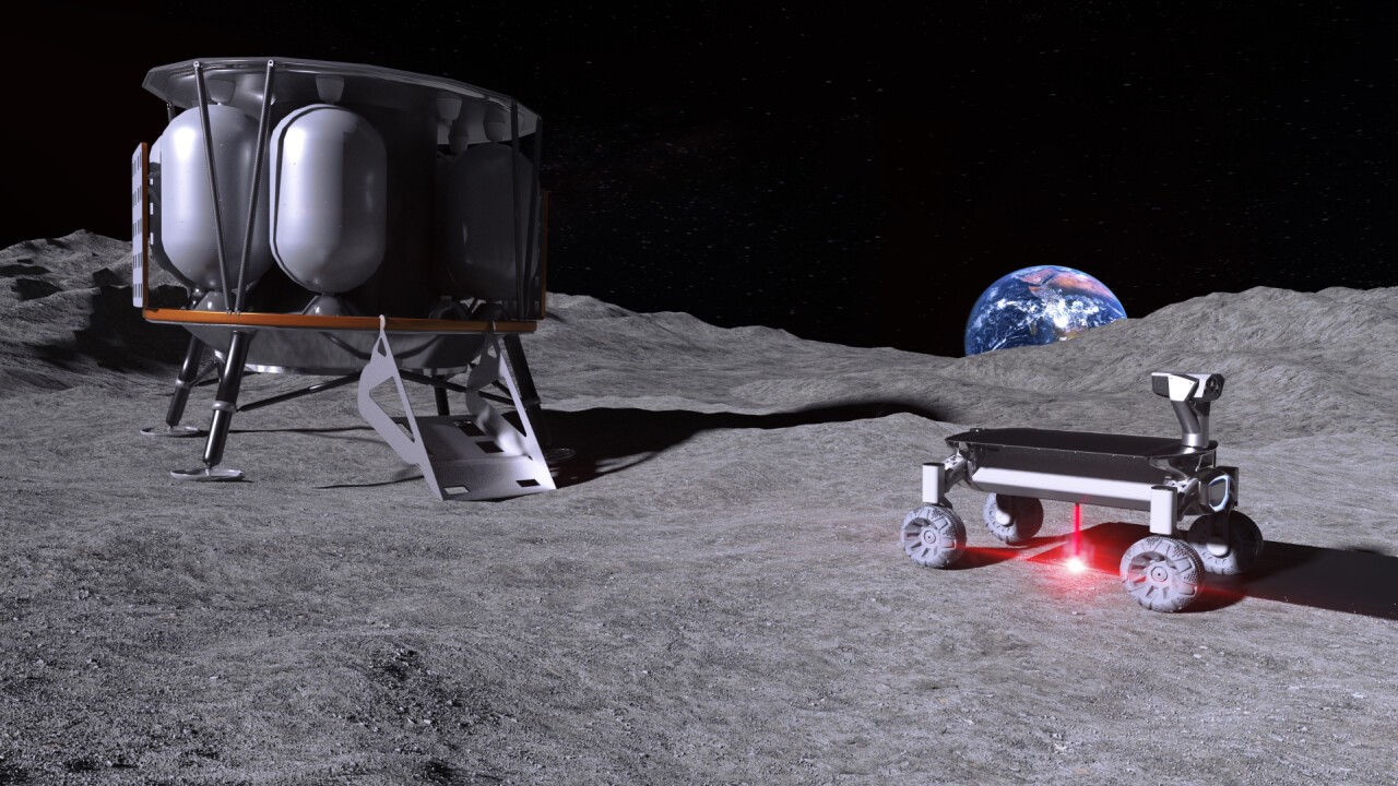 Our vision: Direct additive manufacturing on the lunar surface © Laser Zentrum Hannover e.V. (LZH)