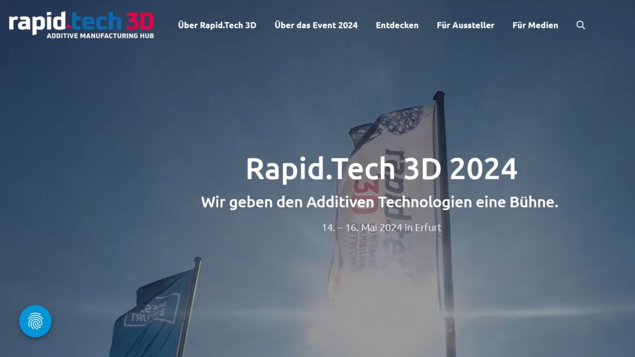 Rapid.Tech 3D 2024 website © Messe Erfurt