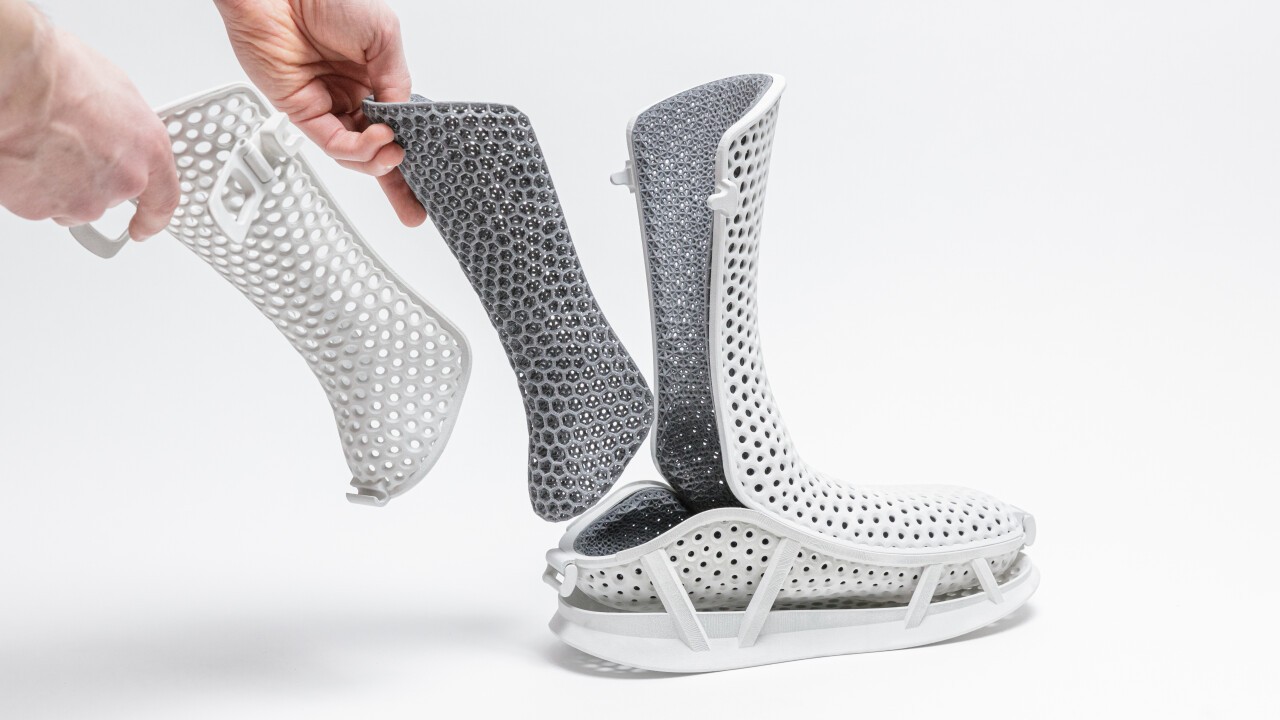 Assemblierung der 3D-gedruckten Fußorthese (Abb. Niklas Hamann M.A.)