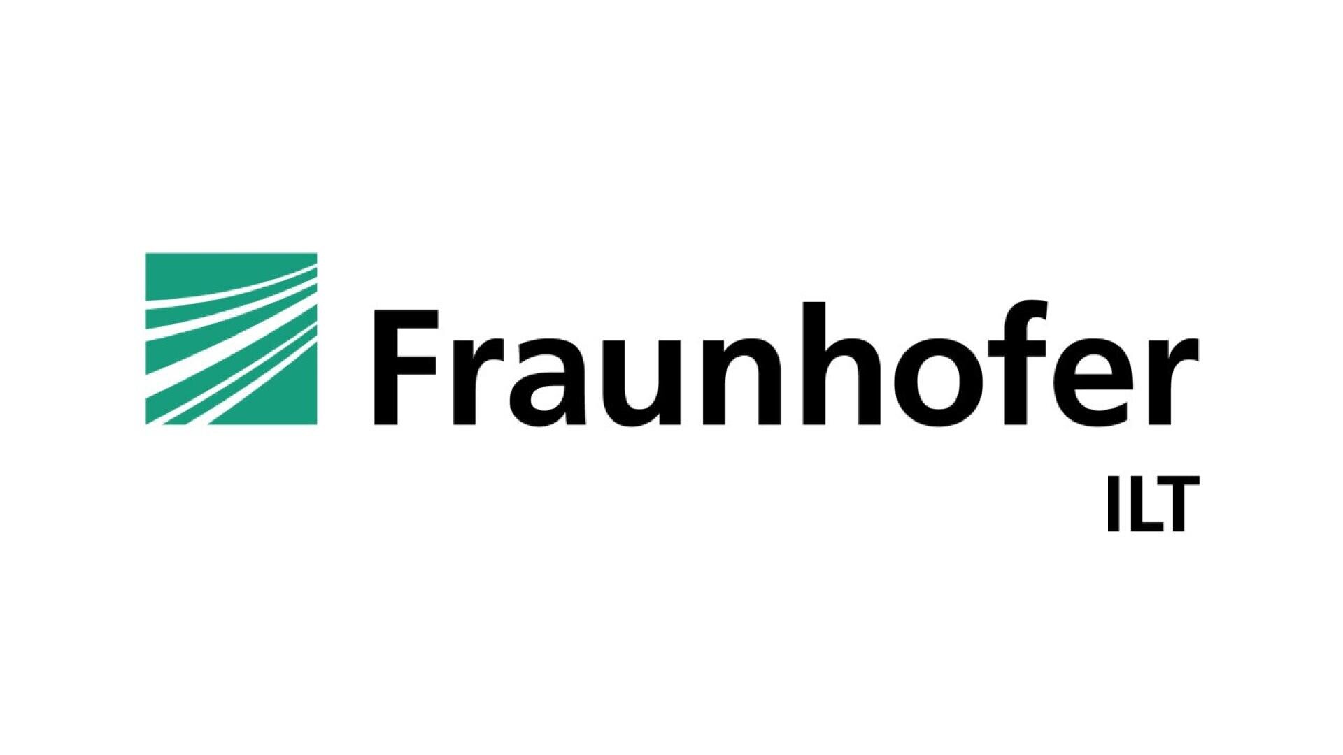 Fraunhofer ILT logo with a green square containing white abstract lines on the left and the text Fraunhofer ILT in black on the right, on a white background.
