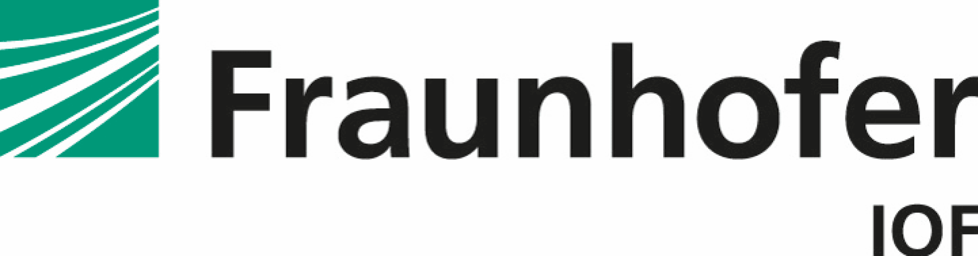 Das Fraunhofer-Logo zeigt ein grünes Quadrat mit weißen Linien und dem Wort Fraunhofer in fetten schwarzen Buchstaben rechts daneben.